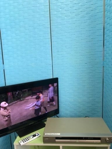 Ⓜ️商品　【土日対応】訳あり　ORION 液晶TV 24型　2013年+SONY DVD PLAYER 2003年