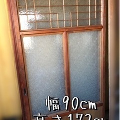 レトロ★ザラメガラス建具(4枚ありますの画像