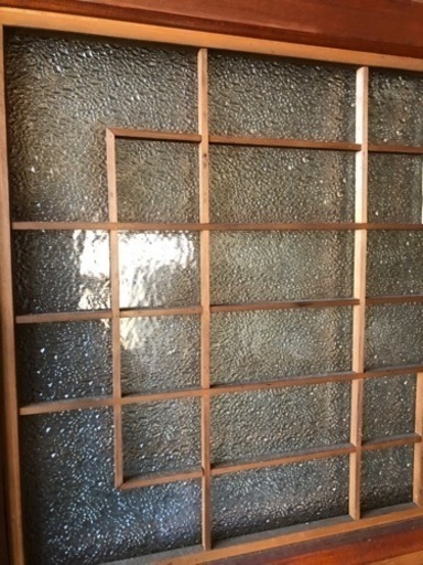 レトロ★ザラメガラス建具(4枚あります