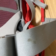 オスプレイ登山バックパック赤65ℓの画像