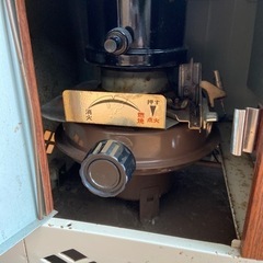 ロースタイル　キャンプ　フジカ「茶の間」　石油コンロ　火鉢型　灯油ストーブ　レトロ　アンティーク　アウトドアの画像