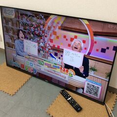 （3/9受渡済）YJT6308【TCL 50インチ液晶テレビ】極美品 2019年製 50P8S 家電 映像機器 テレビ 4K AndroidTV スタンド無し