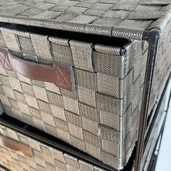 布製収納チェスト　ファブリックチェストの画像