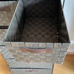 布製収納チェスト　ファブリックチェストの画像