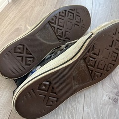 90s コンバース　黒101/2 ハイカットビンテージの画像