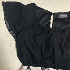 ミニワンピース　膝上　黒　ラウンジ　キャバクラ　の画像