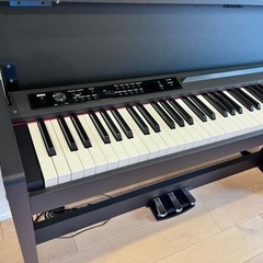 【美品】KORG コルグ 電子ピアノ 88鍵盤 LP380 USB ブラック、椅子付きの画像
