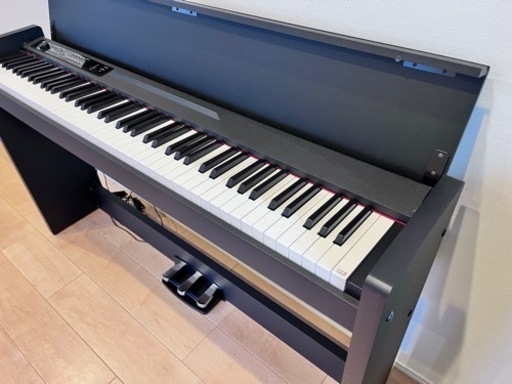 【美品】KORG コルグ 電子ピアノ 88鍵盤 LP380 USB ブラック、椅子付き