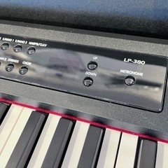 【美品】KORG コルグ 電子ピアノ 88鍵盤 LP380 USB ブラック、椅子付きの画像