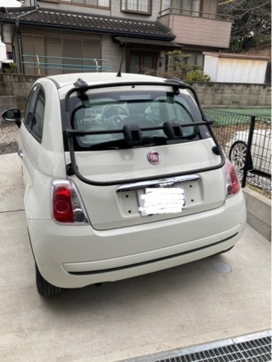 フィアット500純正　リアゲートキャリア　スキーパック