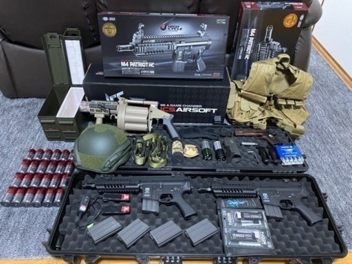 エアガン  サバゲー引退 断捨離 電動ガン グレネードランチャー モスカート等