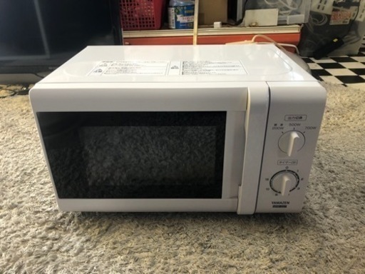 【リサイクルサービス八光　田上店　安心の3か月保証　配達設置ok】[山善] 電子レンジ 17L ターンテーブル 出力3段階切替 【西日本 60Hz専用】 ホワイト MRB-207(W)