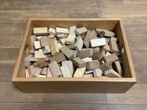 なかよしライブラリー　積み木セット なかよしライブラリー積み木 (ヒロ) 入明のおもちゃ《積木》の中古