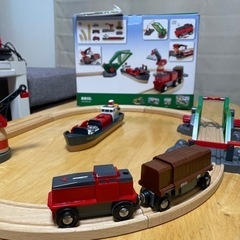 ((決まりました)船　レーン　走るおもちゃ　BRIOの画像