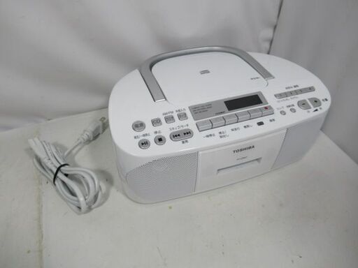 1ヶ月保証/CDラジカセ/ホワイト/東芝/TOSHIBA/TY-CDH7/良品/中古品/JKN5004/