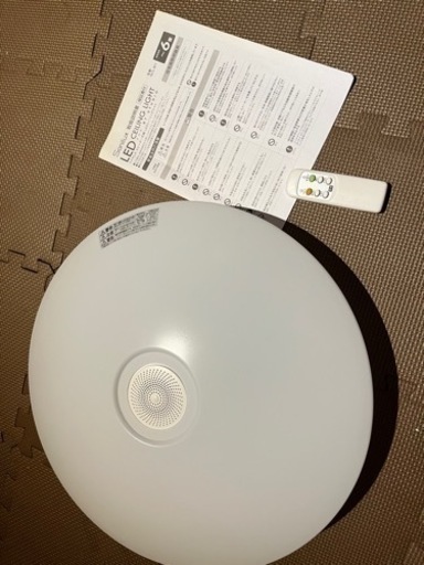 受け渡し予定決定Bluetoothスピーカー付きLEDシーリングライト　リモコン取説つき