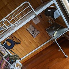 決まりました。パイプ？ベッド&机