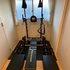 【取引決定済み】最終値下げ！ホームジムセット！筋トレ　ダンベル　...