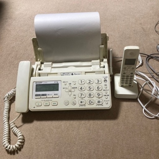 電話機　子機 FAX付き