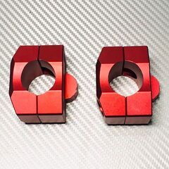 ファットバー用 CNC ハンドルクランプ ◇28.6ミリ◇レッド◇新品◇アウトレット販売品◇BWS125 MT25 MT07 MT09 TMAX XMAX NMAX その他 スポーツバイクの画像