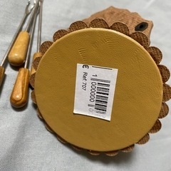 新品 スペイン コルドバ購入 革小物 伝統工芸品 メルヤン 温度計 デザートピック 写真立ての画像