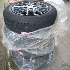 【取り引き終了しました】　アルミホイール＆普通タイヤ　175/65R14