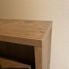 木調おしゃれ本棚の画像