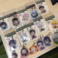 鬼滅の刃　アクリルキーホルダー　ラバーストラップ