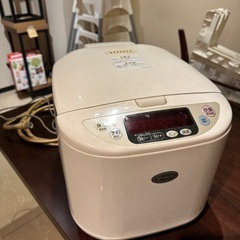 値引き！炊飯器　都市ガス炊き　1升（10合）　接続ホース付き