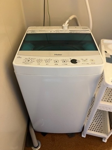 ‼️購入者決定‼️【高知県内配送無料】 ♦2017♦Haier 4.5kg洗濯機【♦JW-C45A-W】