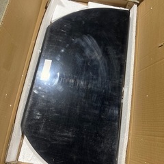 320 山善 テレビ回転台 幅80×奥行39.5×高さ3cm 360度回転 完成品 シャイニーブラック GKE-800(SBK)の画像