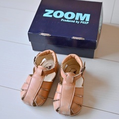 PEEP zoom サンダル 革 13cm