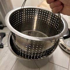 パスタ用鍋の画像