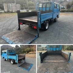 早い者勝ち！H18年いすゞエルフダブルキャブ！積載2000kg、垂直パワーゲート付き！修復歴無し、実走行！AT免許可スムーサー５速！の画像