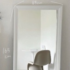 《急ぎ》全身鏡　ホワイト　※早い方優先でお願いします。の画像