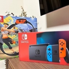 Nintendo Switch本体&リングフィットアドベンチャー...