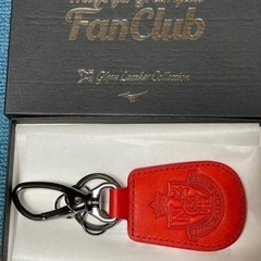 グランパスミズノ製オリジナルレザーキーホルダーの画像