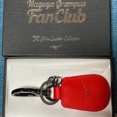 グランパスミズノ製オリジナルレザーキーホルダーの画像