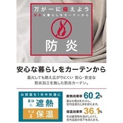 【決まりました】遮光カーテン・レースカーテン・フックお譲りしますの画像