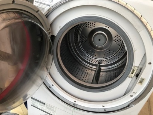 2009年製 SHARP ドラム式洗濯機 洗い10kg/乾燥6kg  ES-V510-RL
