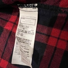 ユニクロ　ネルシャツ150の画像