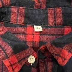 ユニクロ　ネルシャツ150の画像