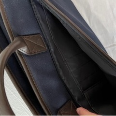 無印良品　ビジネスバッグ　ネイビーの画像