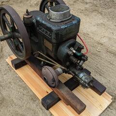 希少、初だし、Master昭和レトロ、石油発動機、発動機コレクター、発動機、石油、農業、農業機械、吉田発動機製鉄所[倉敷発引き取り限定]の画像