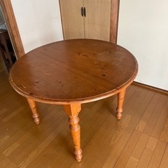 丸テーブル　リメイク素材にいかがでしょうか？【お話中】