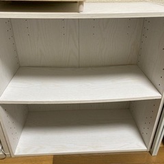 [3.12まで！]ホワイトカラーボックス2段