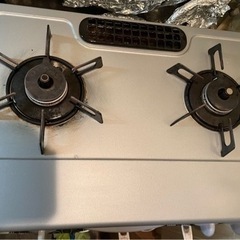 【決まりました】ガスコンロ　都市ガス用　シルバーの画像