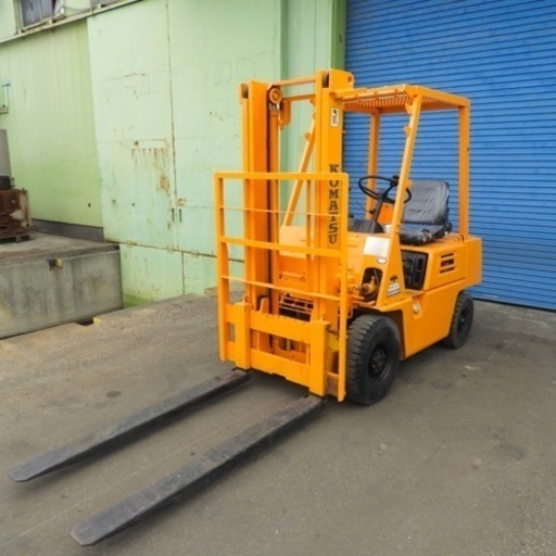 コマツフォークリフト1.8t ガソリン 整備済 ロング爪 動作良好 格安 新品運転シートに交換済み お買い得です 欠品有
