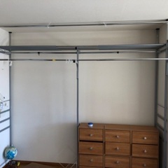 つっぱり　ハンガーラック　クローゼットハンガー