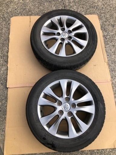 【値下げ】トヨタ　70ヴォクシー　純正ホイール2本　スタッドレス付き